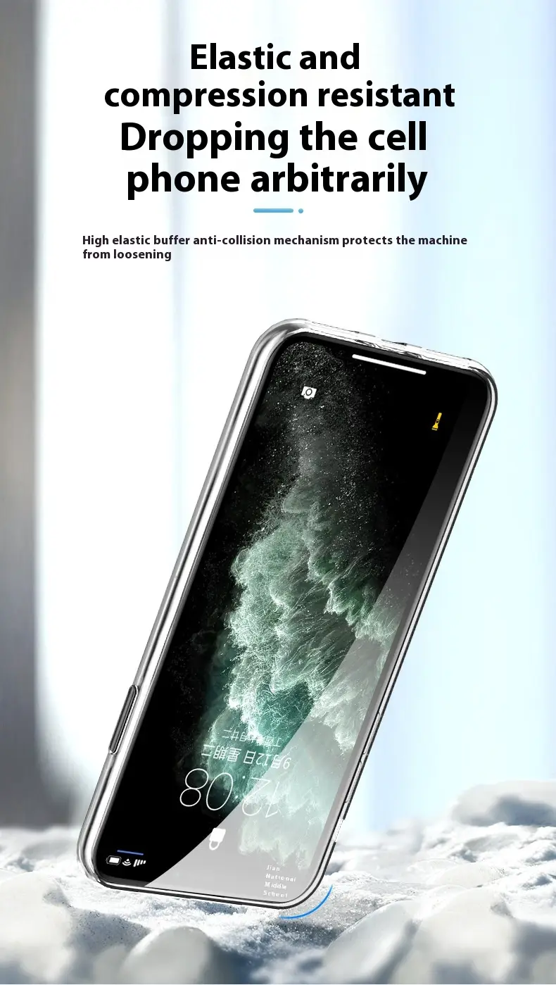 Transparent HD Edging Design TPU Phone Case
