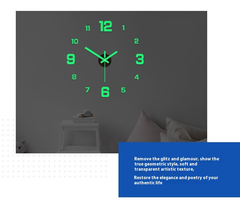 Title 3, Creative Digital Luminous Clock Personal Househ...