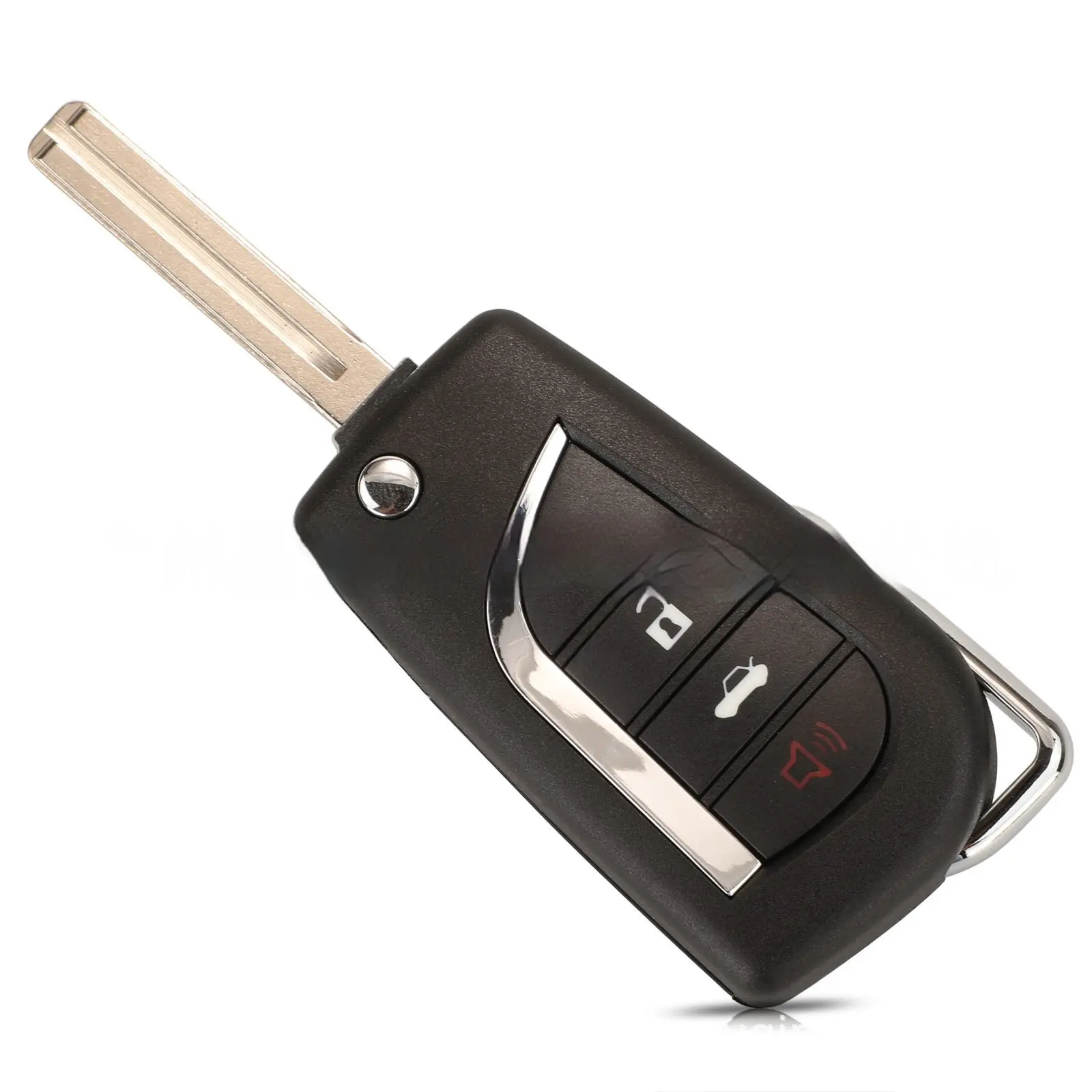 Folding Key Shell Camry Reeling Ruizhi Highlander Remote Control Key Shell 4 Keys