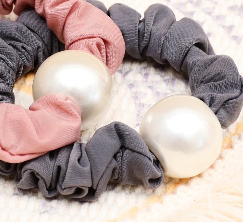 Title 2, Chiffon Temperament Elegant Pearl Satin Headban...