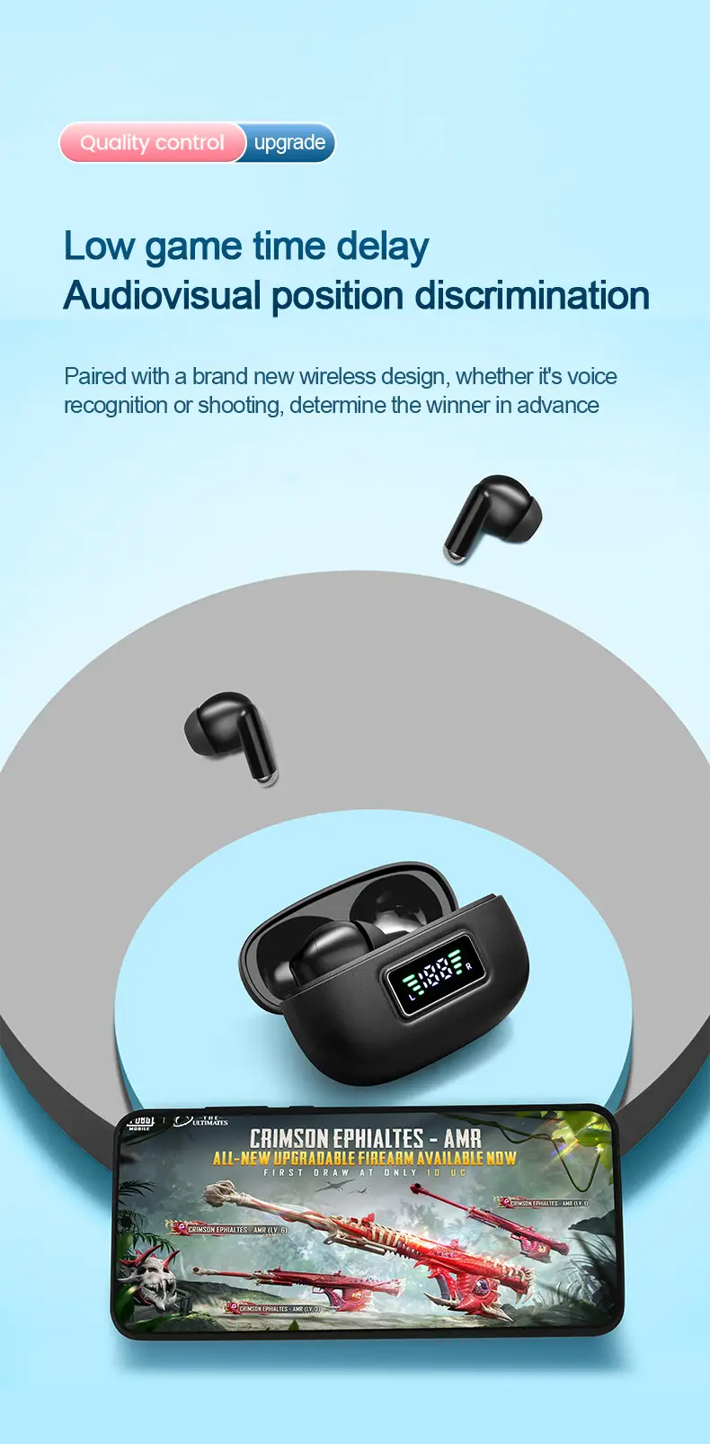 G80 Bluetooth Headset TWS Wireless Headset In-ear