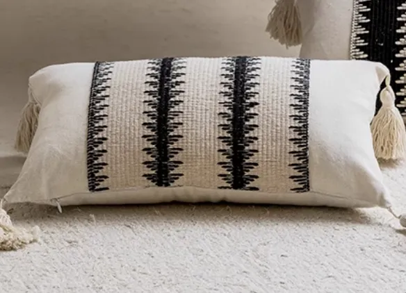 Living Room Sofa Cushion Nap Pillow - Waist Pillow In Beige 30X50