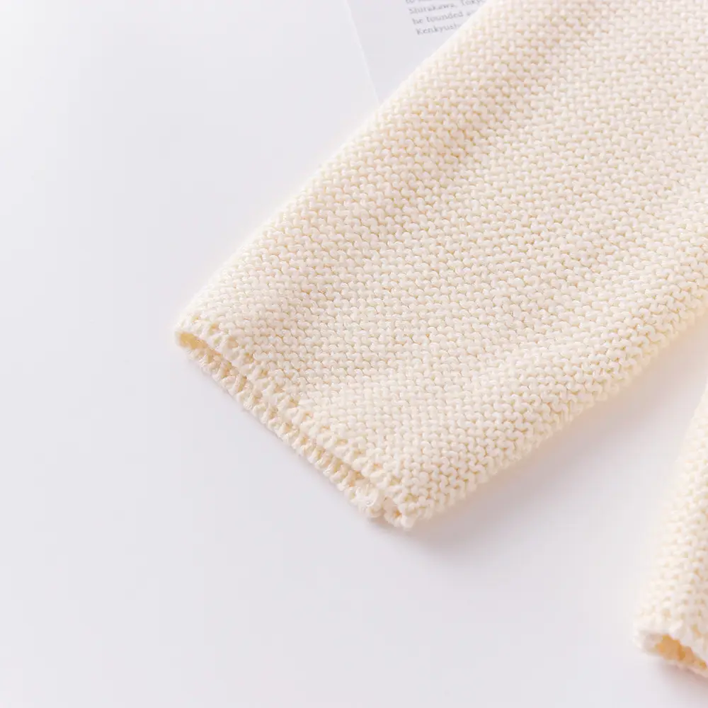 Infant Children's Embroidery Round Neck Cotton Yarn Sweater