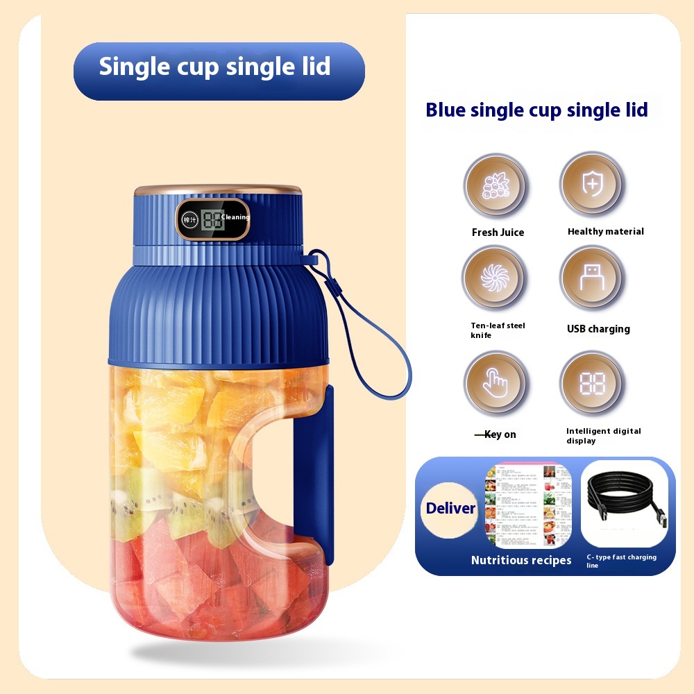 Blue Single Cup And Single Lid