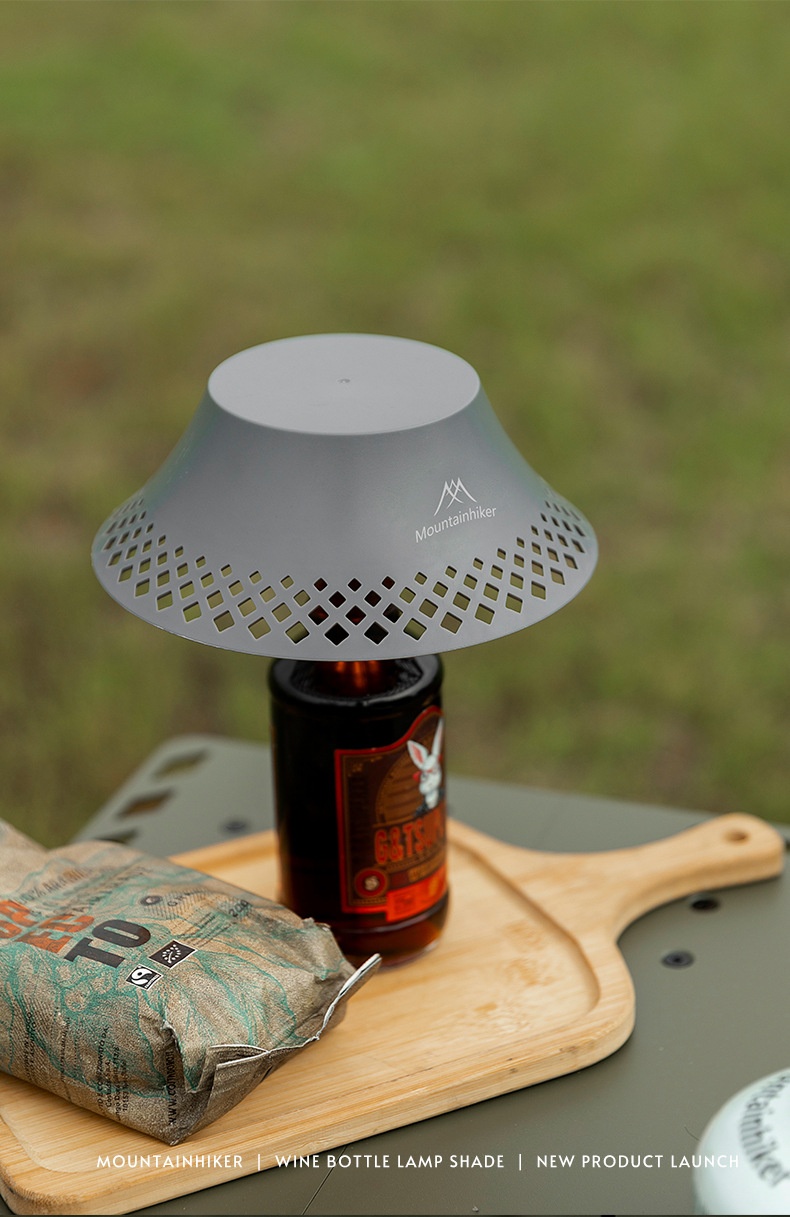 Title 13, Wine Bottle Lampshade Outdoor Camping Lantern