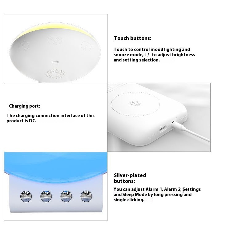 Title 3, Simulated Sunrise And Sunset Wake-up Light Thre...