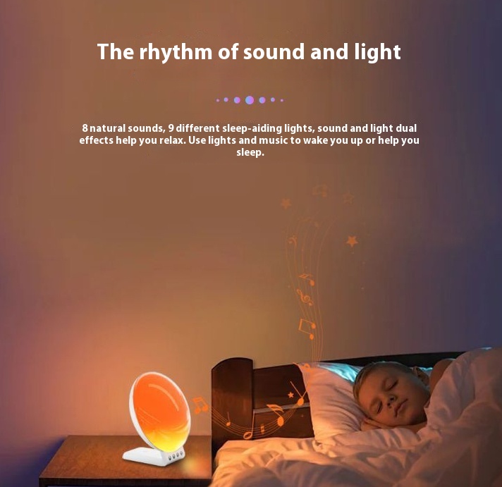 Title 4, Simulated Sunrise And Sunset Wake-up Light Thre...