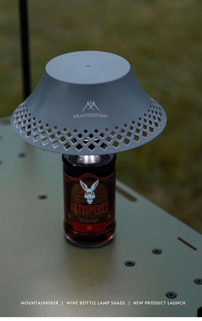 Title 14, Wine Bottle Lampshade Outdoor Camping Lantern