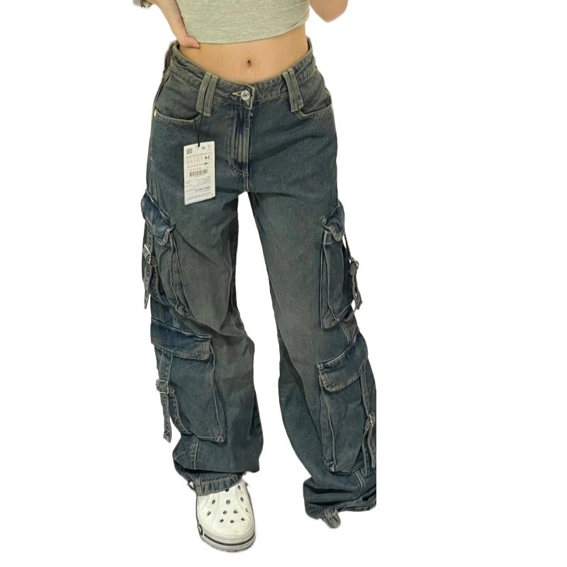 Title 6, American Retro Losse Street Wide Leg Jeans. Com...