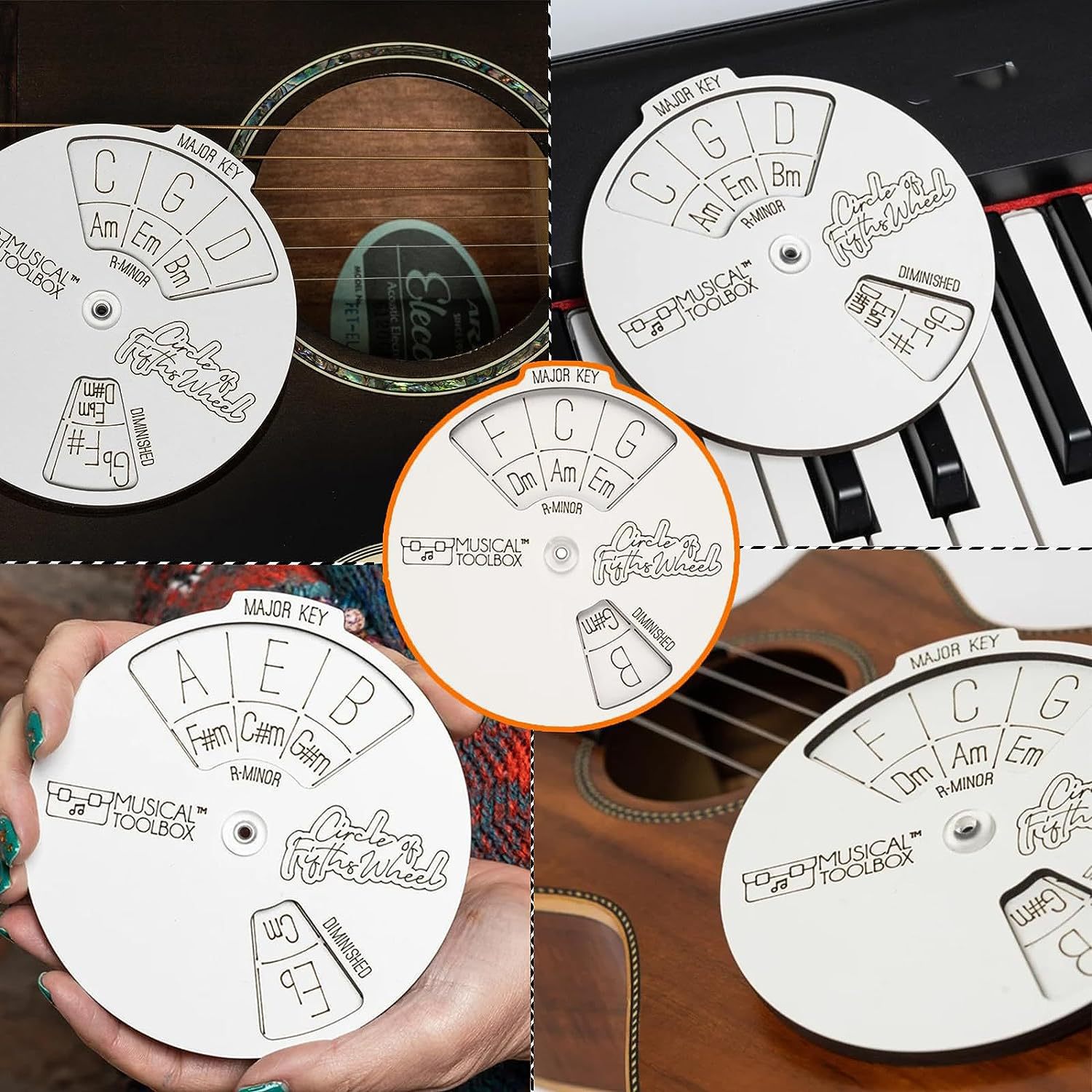 Title 2, Five-degree Round Wood Melody Wheel