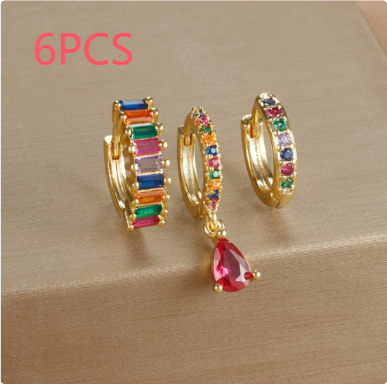 E1575 Gold Color 6PCS