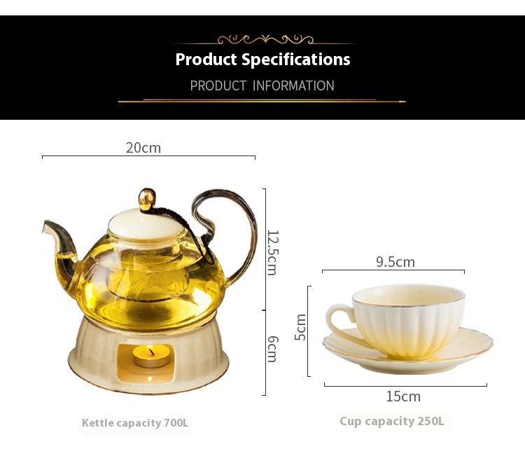 Title 1, Geurige Afternoon Tea Set met Theepot en Kopjes...