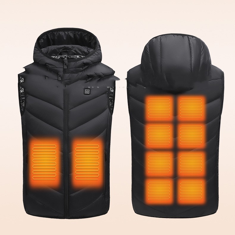 Hooded Warm USB Power Heating Waistcoat