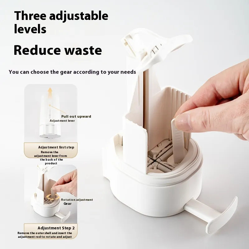 Soap Grinder Dispenser Soap Box Wall Mounted Dry Organizer Box Soap Powder Grinding Box For Restaurant Kitchen Office Gyms Hotel – image 7