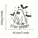 Car Body Sticker Halloween Ghost Bat English Reflective Sticker view 2