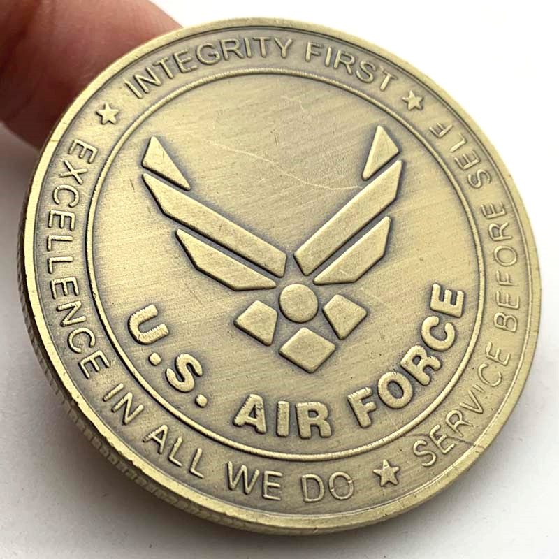 Title 3, Fighter Plated Bronze Coin Commemorative Coin