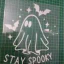 Car Body Sticker Halloween Ghost Bat English Reflective Sticker view 5