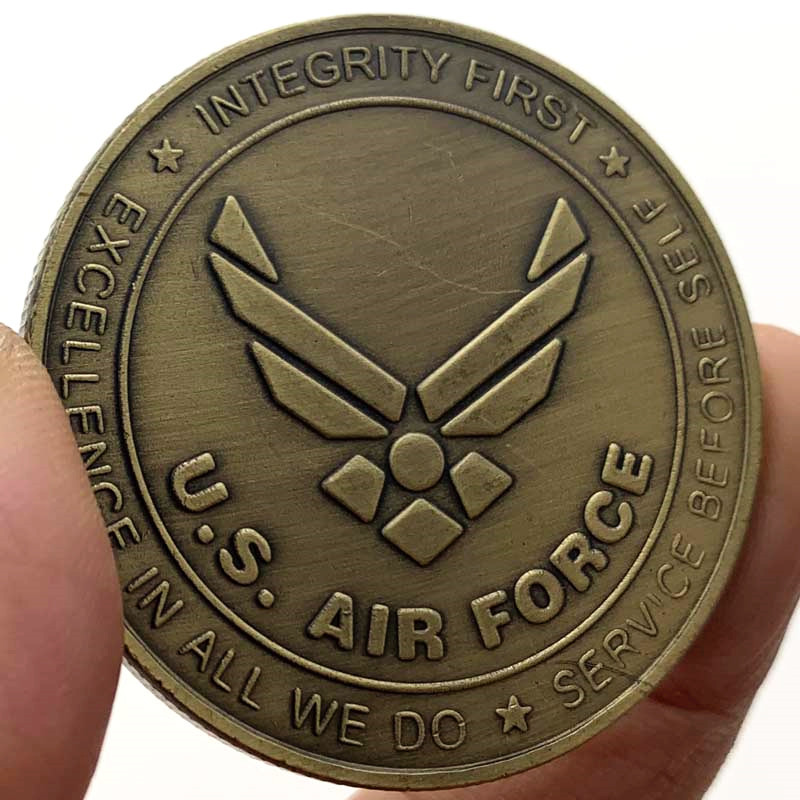 Title 5, Fighter Plated Bronze Coin Commemorative Coin