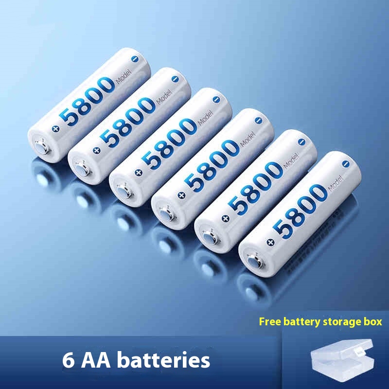 6PCS No. 5Battery