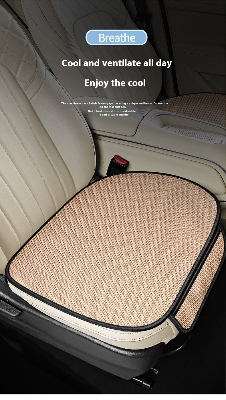 Title 3, Summer Ice Silk Breathable Car Seat Cushion