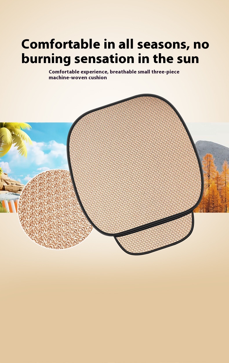 Title 4, Summer Ice Silk Breathable Car Seat Cushion