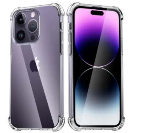 Transparent silicone soft phone case