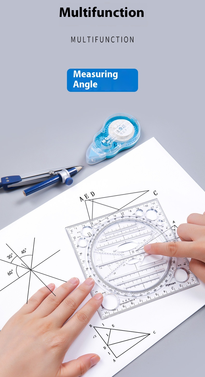 Title 9, Student Circle Drawing Mathematics Hand Account...