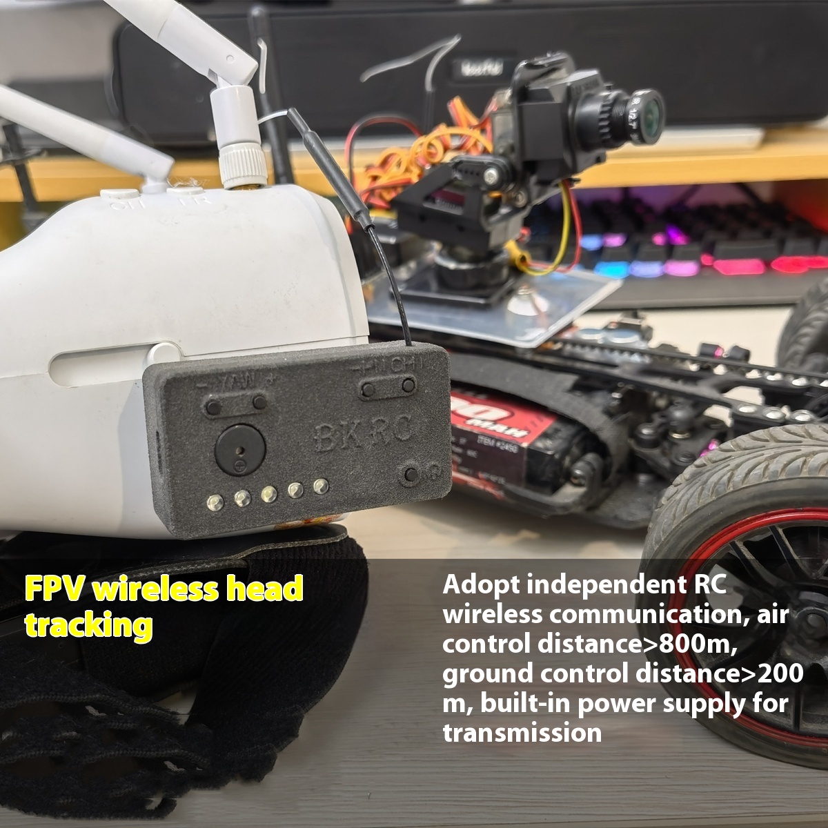 Title 1, Wireless FPV Head Chasing Module Modification H...