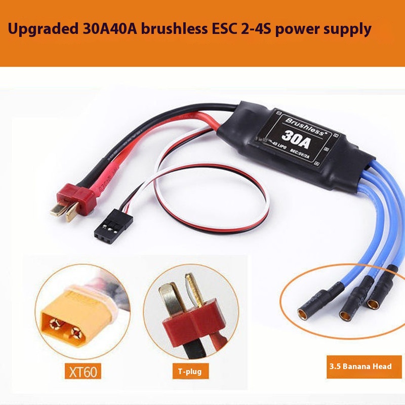 Title 3, Fixed Wing Multi-spin 2-4S Lithium Battery Spee...