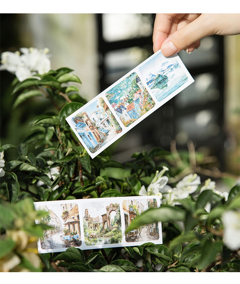 Title 8, DIY Ribbon Travel Landscape Paper Sticker Book