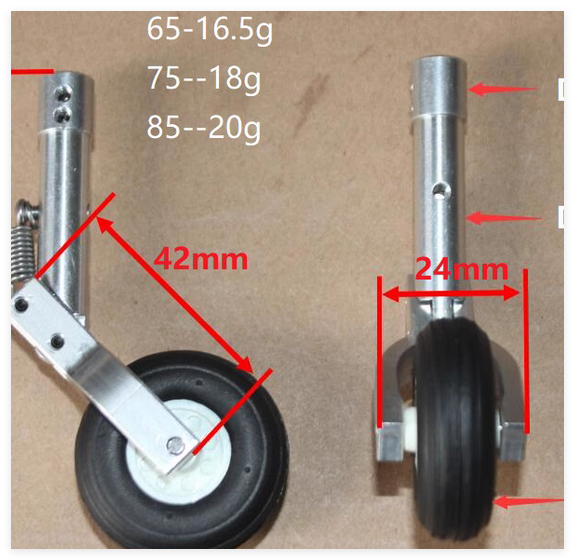 Title 5, Single Wheel Kneeling Landing Gear Modification...