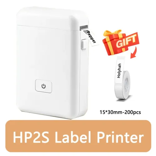 Specifications: HP2S With 1Roll White - Thermal Small Household Smart Bluetooth Labeling Machine