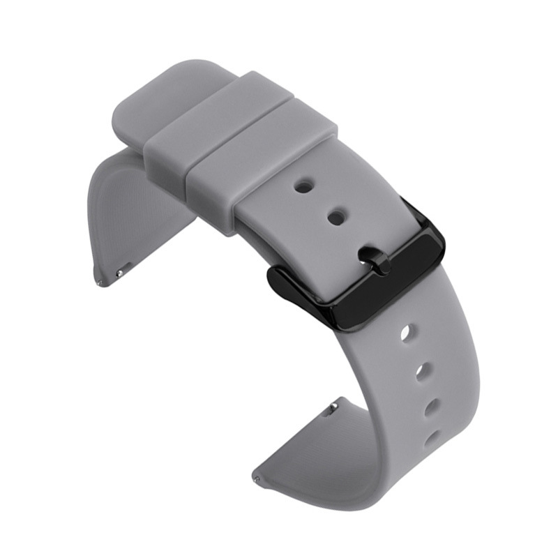 Multicolor silicone waterproof smart watch band for everyday use