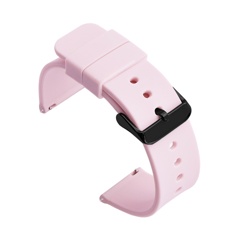 Multicolor silicone waterproof smart watch band for everyday use