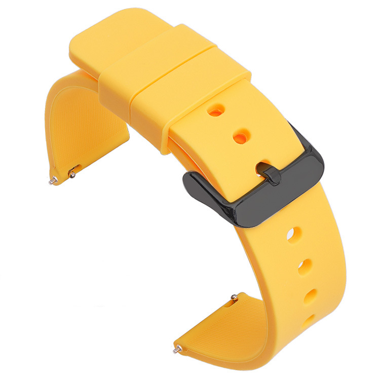 Multicolor silicone waterproof smart watch band for everyday use