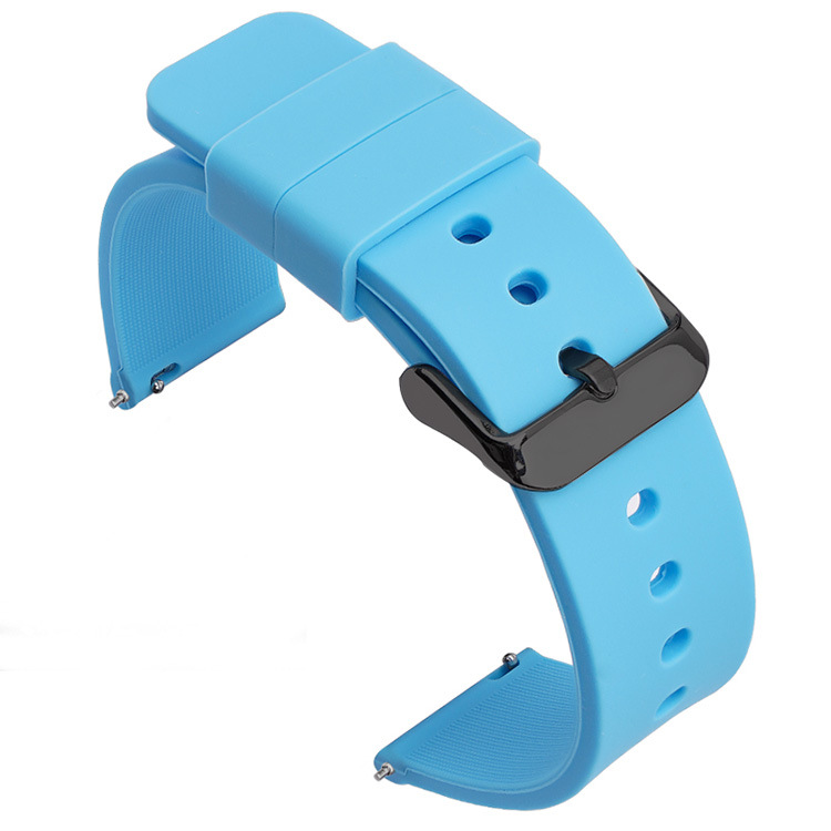 Multicolor silicone waterproof smart watch band for everyday use