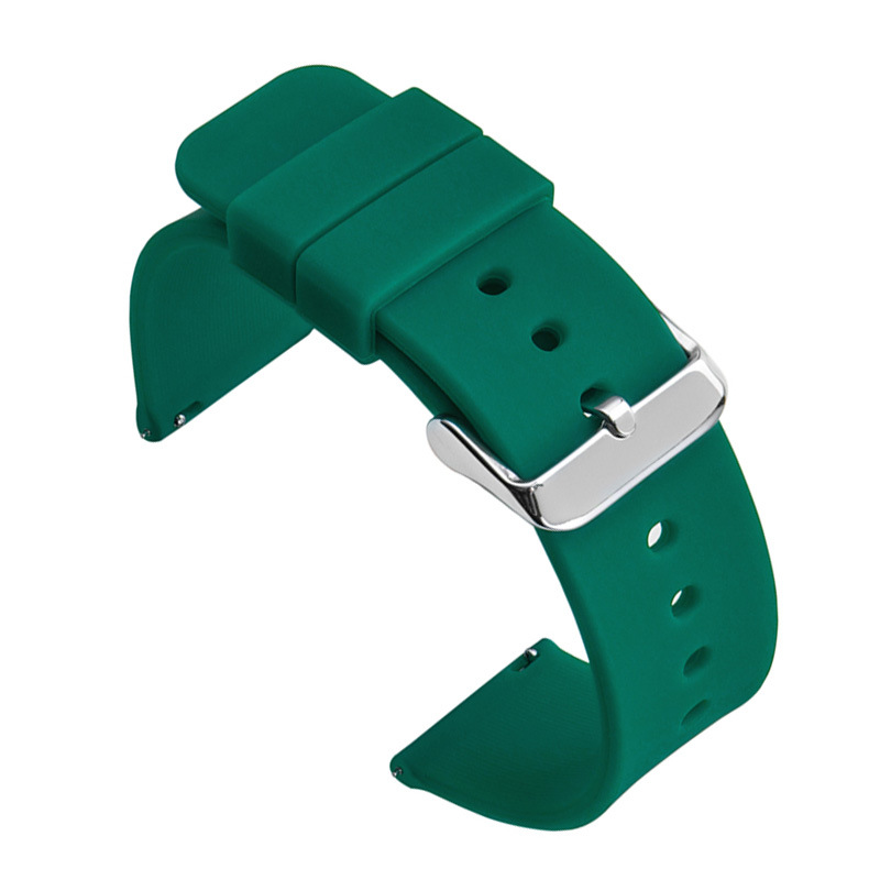 Multicolor silicone waterproof smart watch band for everyday use