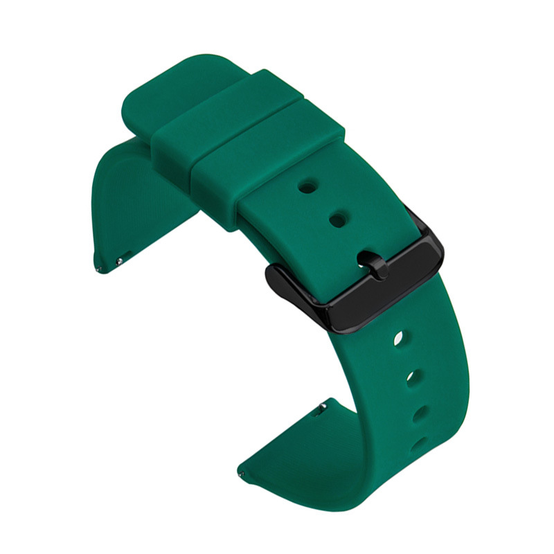 Multicolor silicone waterproof smart watch band for everyday use