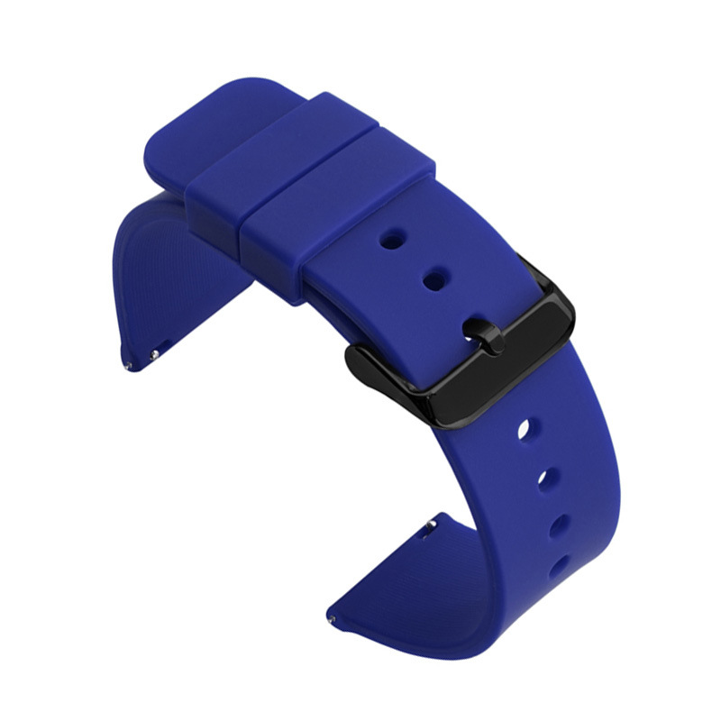 Multicolor silicone waterproof smart watch band for everyday use
