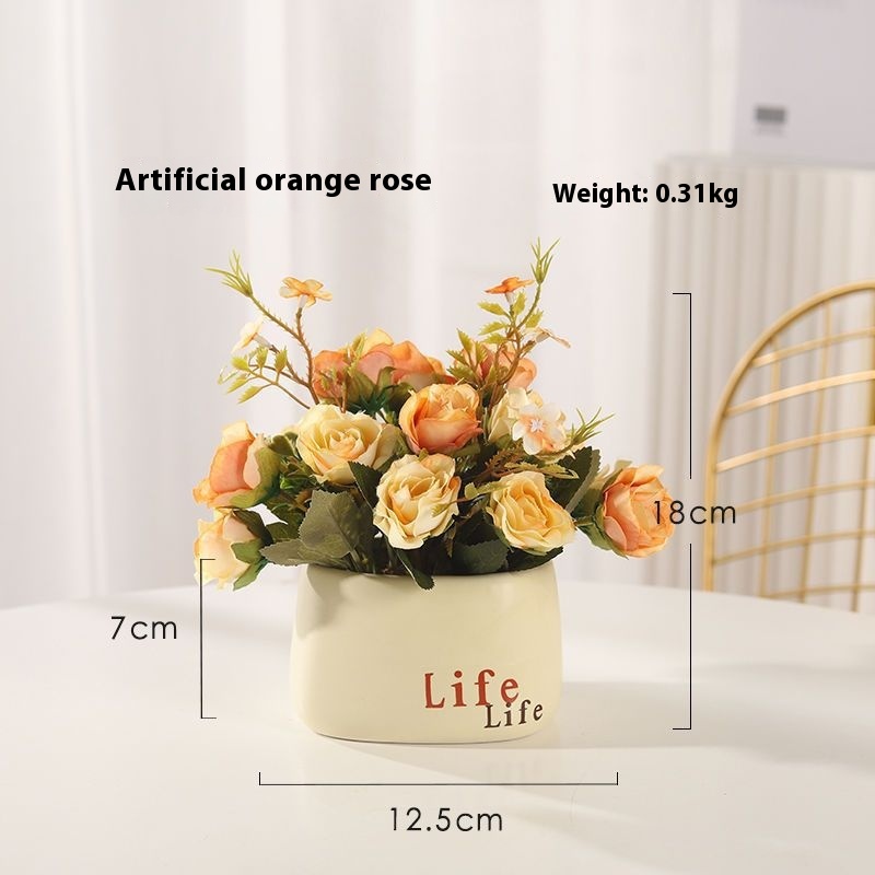 Orange Rose Life Basin