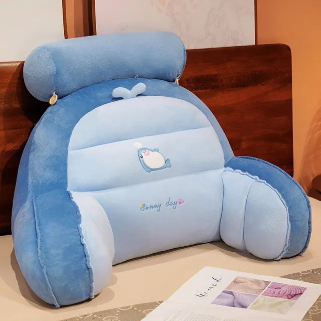 Cartoon Cute 3D Waist Pillow Bedhead Sofa Bed Dolphin - Shop at LoveMi