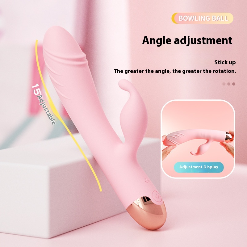 Vibrator Rotating Swing Multi-frequency Internal And External Double Shock Female Supplies