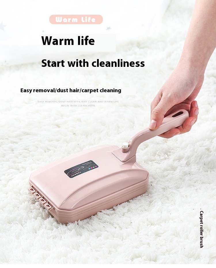 Title 1, New Three-roller Household Carpet Cleaning Brush