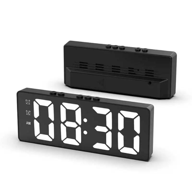 Title 1, Mute Smart LCD Electronic Clock Noiseless Clock