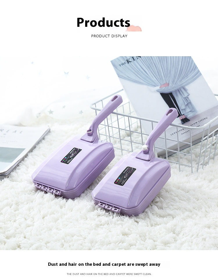 Title 9, New Three-roller Household Carpet Cleaning Brush