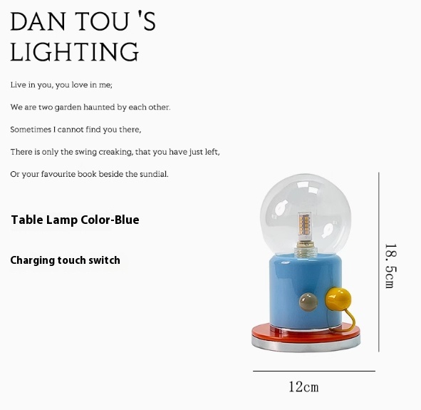 Title 7, Wireless Portable Charging Lamp Bedroom