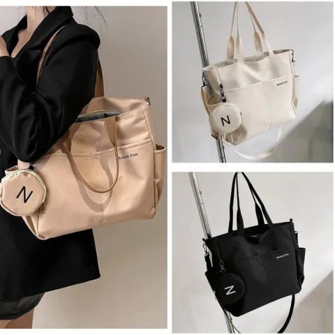 Women Shoulder Crossbody Bag Canvas Tote Messenger Bag Ladies