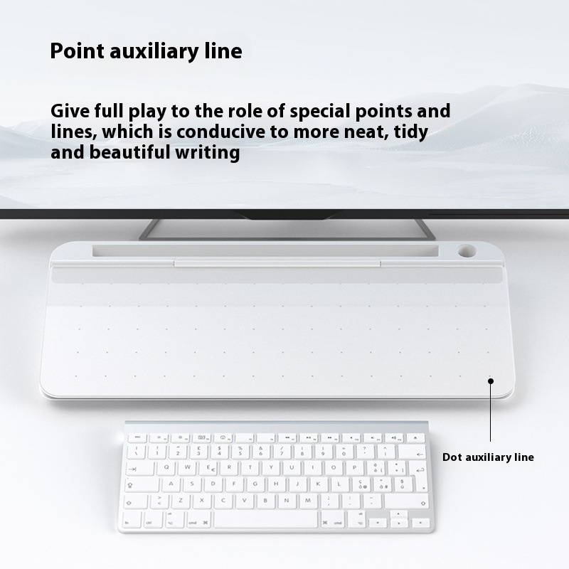 Computer skrivebord tastatur Whiteboard Writing bærbar - Miniatyr 5