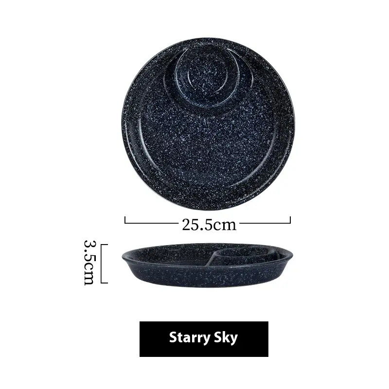 Dumpling Plate With Dish Ceramic Creative Tableware