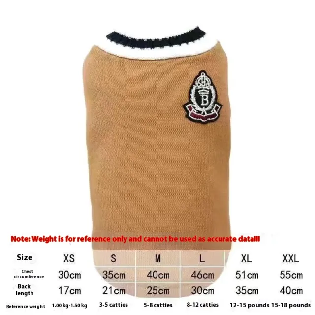 Cat Clothes Warm British Shorthair Blue Cat Silver Gradual Layer College Style Winter Clothes Puppy Supplies Khaki - Shop at LoveMi